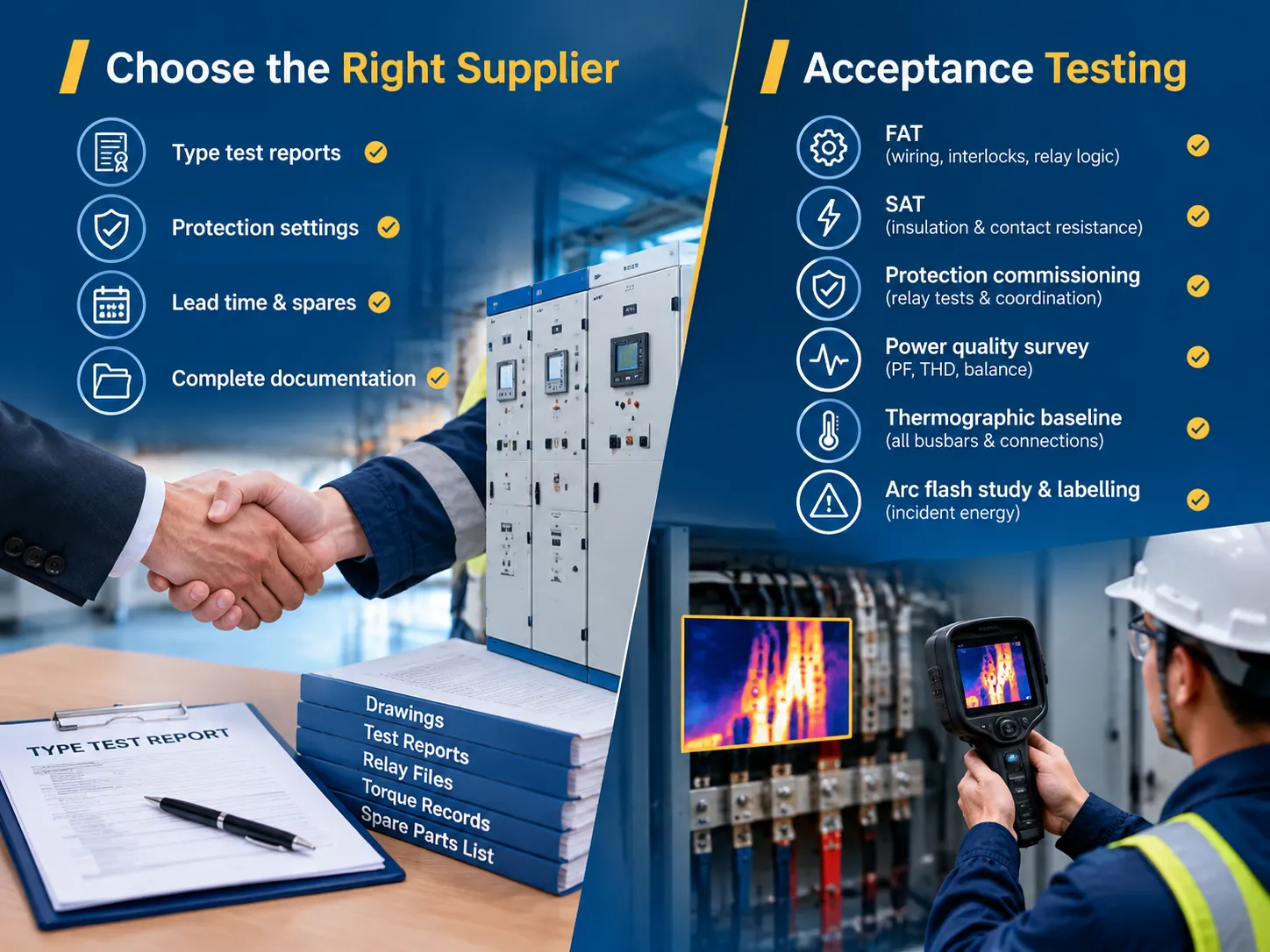 How to Select a Supplier and How to Accept What Arrives