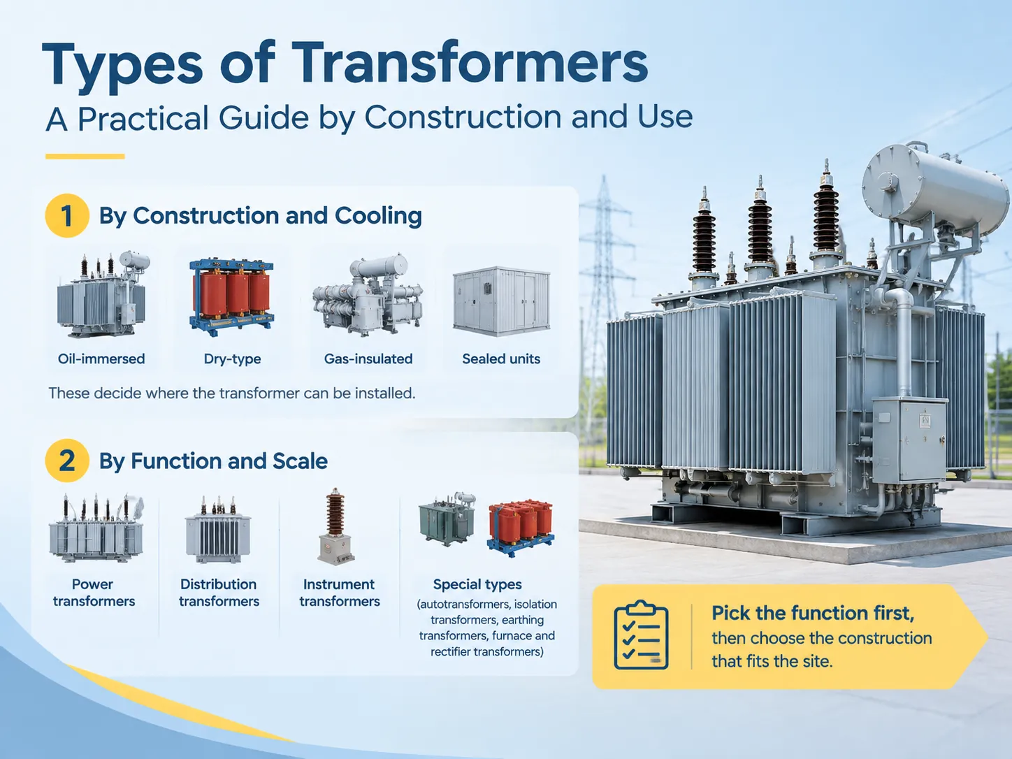Types of Transformers: