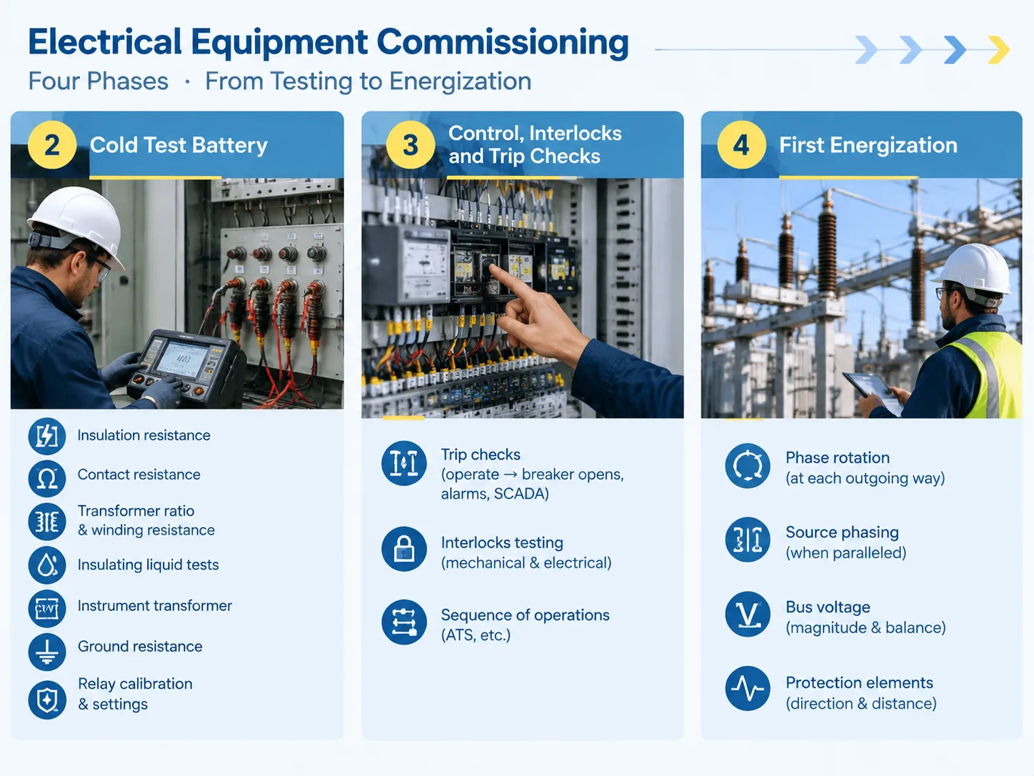 Control, Interlocks and Trip Checks