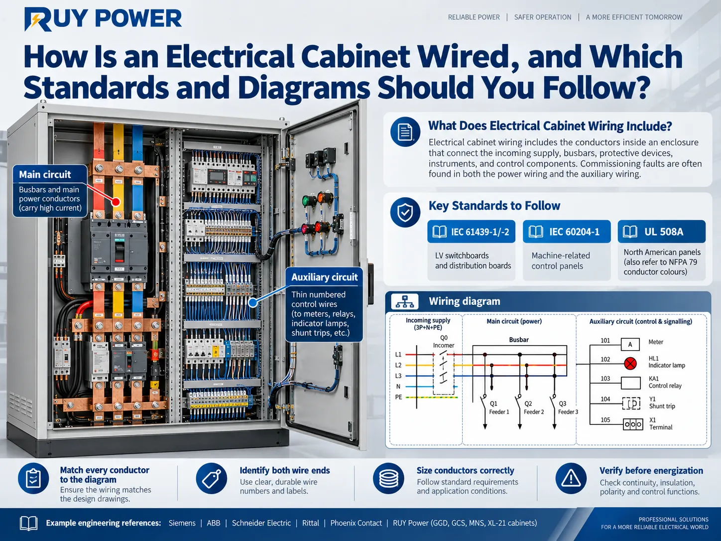 How Is an Electrical Cabinet Wired, and Which Standards and Diagrams Should You Follow?