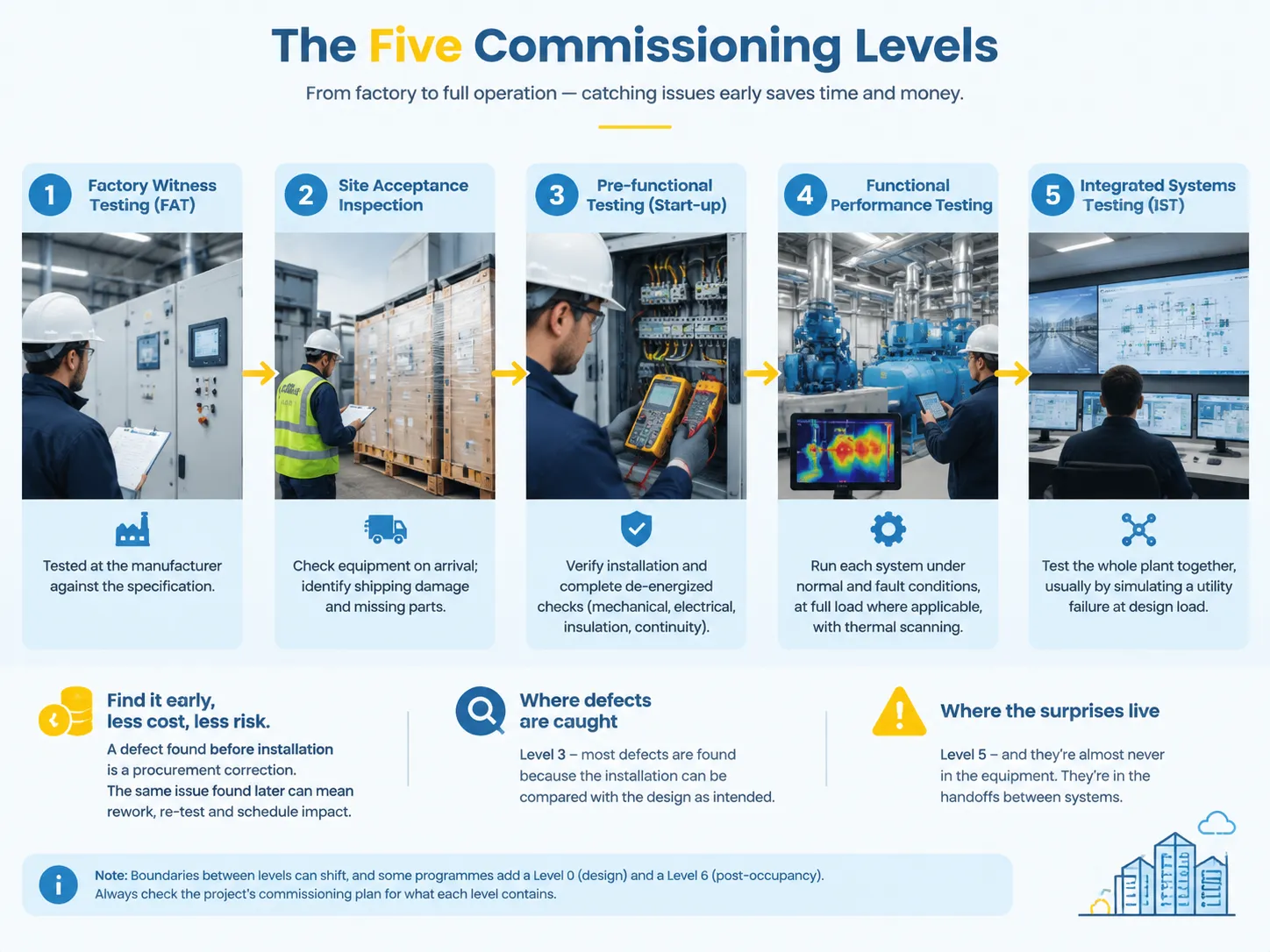 The Five Commissioning Levelspng