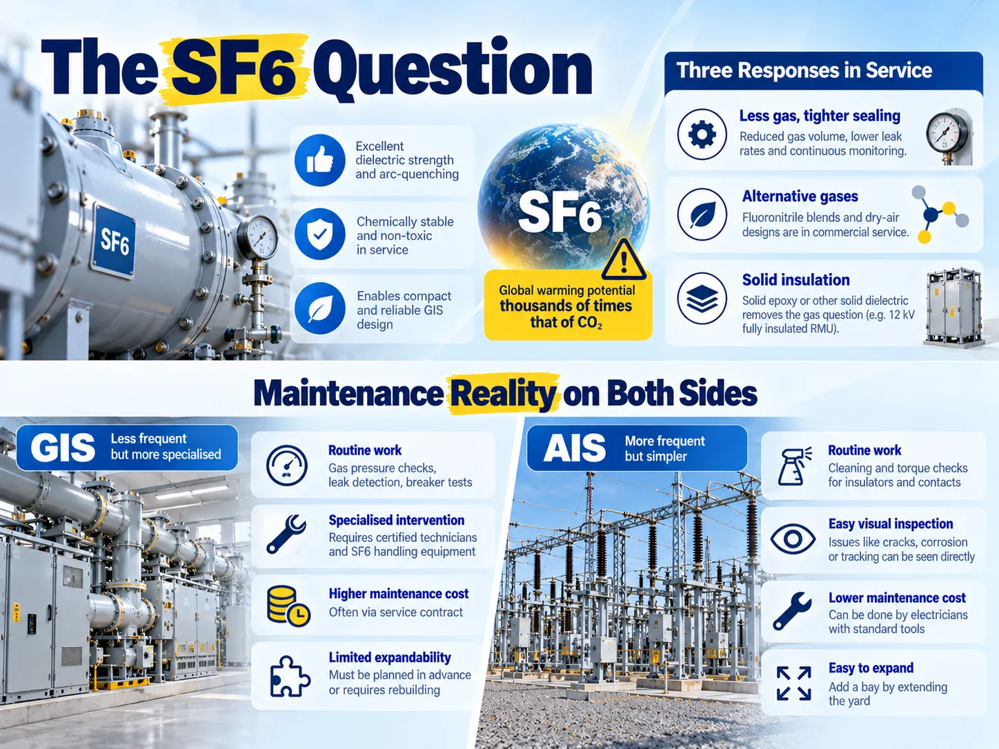 The SF6 Question and Maintenance Reality on Both Sides