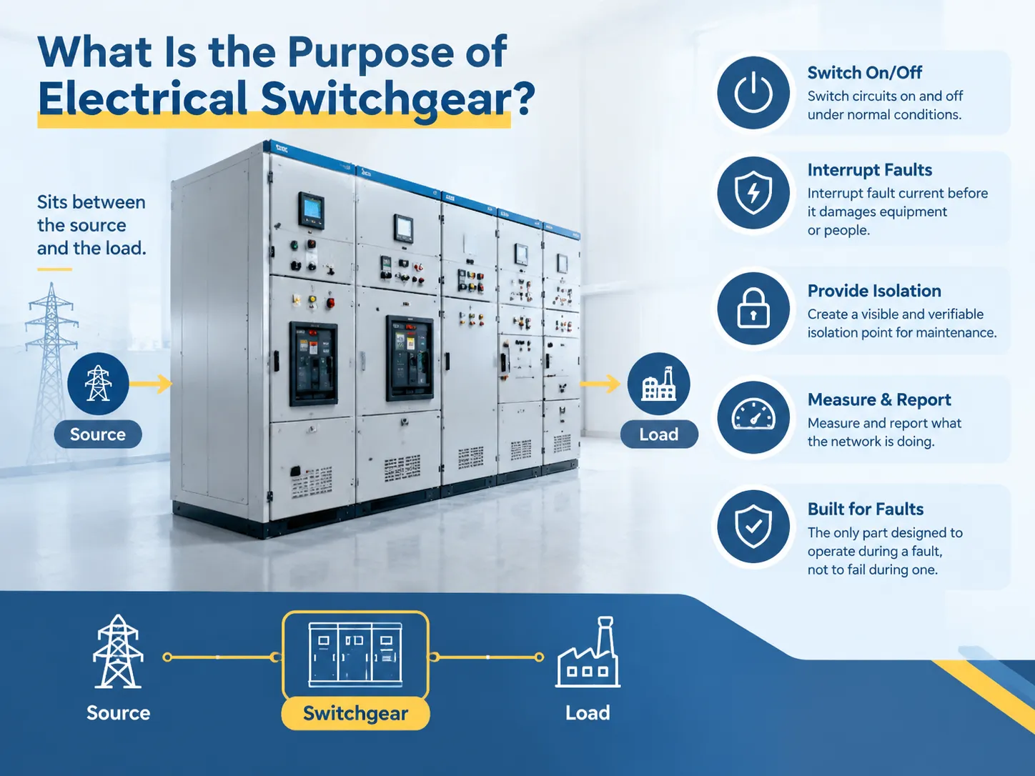 What Is the Purpose of Electrical Switchgear